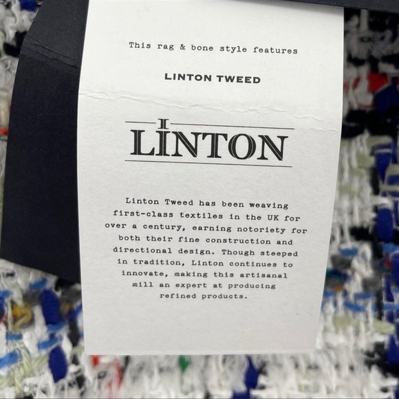 Rag & Bone Otis Snap Front Linton Tweed Mini Skirt.     Women’s size 2 - Picture 11 of 11
